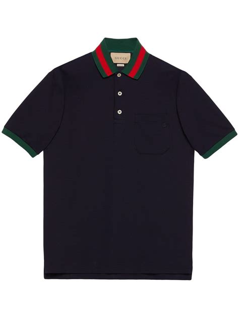 Playeras tipo polo de Gucci .